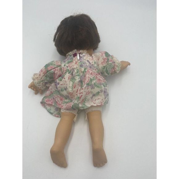 Baby so beautiful body is soft head hands legs are hard pink dress with flowers - Picture 3 of 4